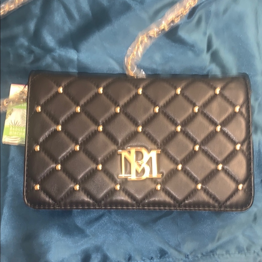 Badgley Mischka Black Quilted Women's Bag 1